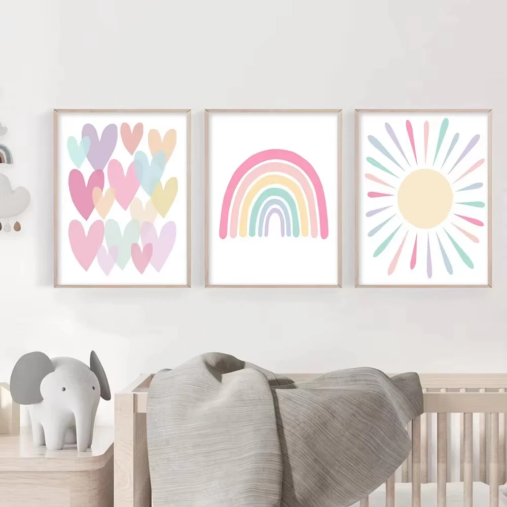 (Ohne Rahmen) Cartoon-Herz-Pos – Baby Nursery Frames Bewertung und Preis