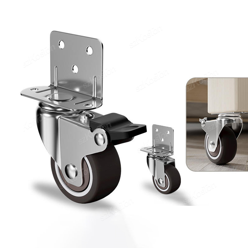 4 Stück L-förmige Möbelrollen, – Baby Nursery Trolley Bewertung und Preis
