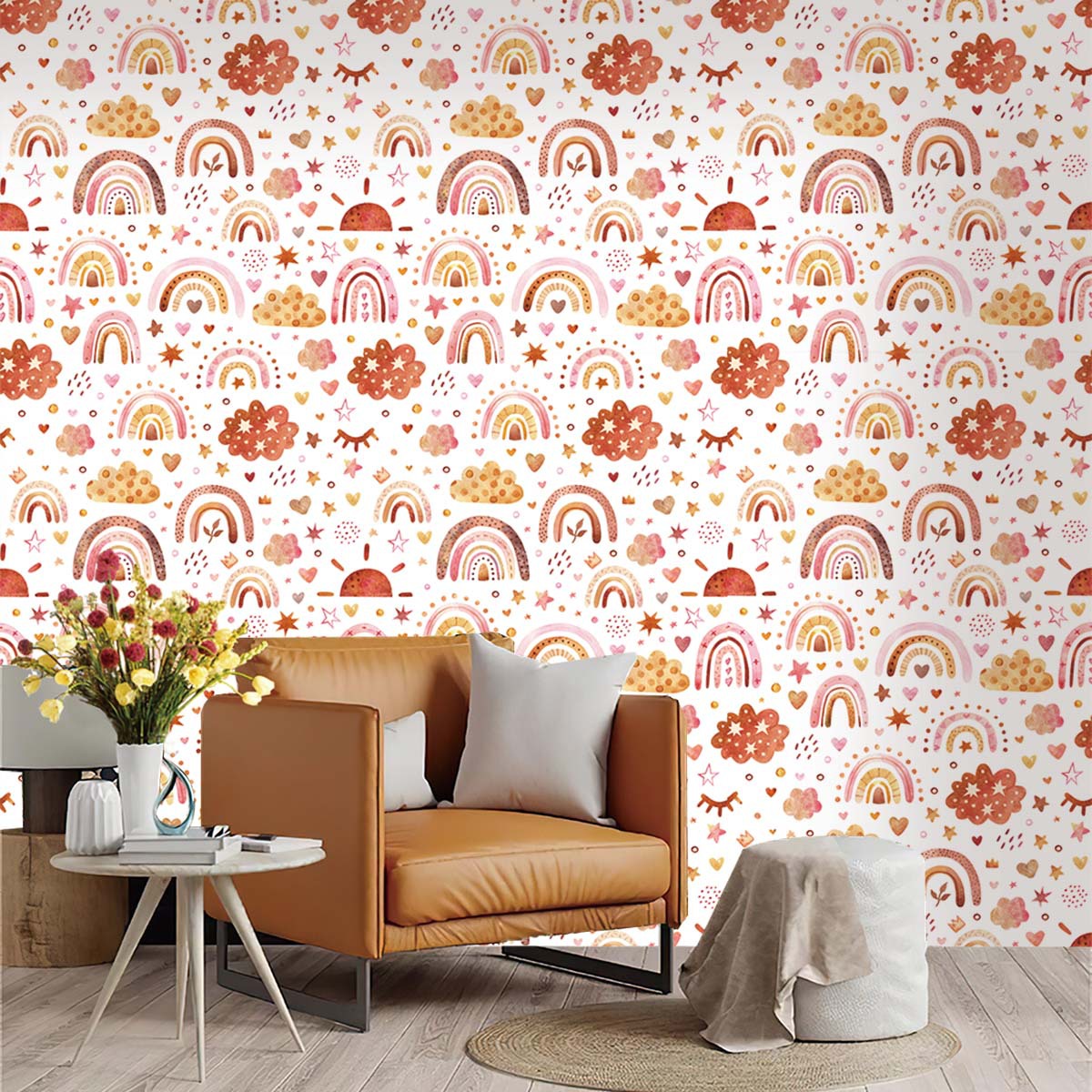 Boho Rainbow Kinder-Tapete zum – Baby Nursery Peel And Stick Wallpaper Bewertung und Preis